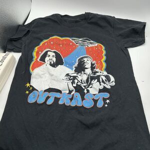 Outkast Graphic T Shirt Men’s Small Black Hip Hop Rap UFO Retro Music Tee
